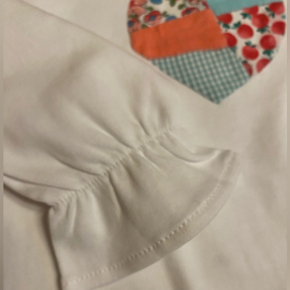 ☀️3/$15 Alice Kathleen Appliquéd 2-pc outfit Ruffles BOUTIQUE 18 mths - Picture 7 of 10